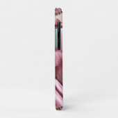 Chic roze en groen Case-Mate iPhone case (Achterkant/links)