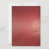 Chic Roze en Rode Harten Galentine's Brunch Kaart (Achterkant)