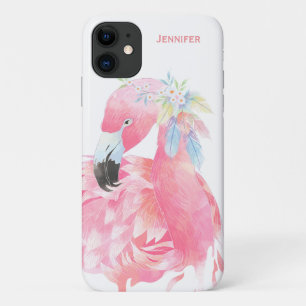 Chic roze Flamingo Custom Case-Mate iPhone Case