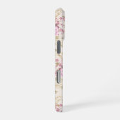 Chic roze Flowers iPhone Hoesje (Rechterkant)