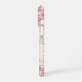 Chic roze Flowers iPhone Hoesje (Linkerkant)