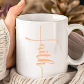 Chic Roze Geloof Christelijk Koffiemok