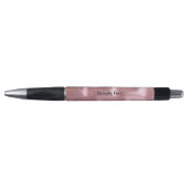 Chic Roze Geometrische Pen – Stijlvol & Slank (Voorkant)