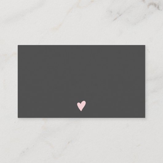 Chic roze glitter druppelt in een blauwe volgorde visitekaartje (Achterkant)