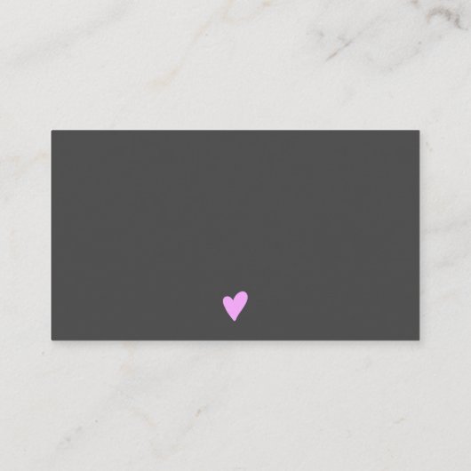 Chic roze glitter druppelt in een blauwe volgorde visitekaartje (Achterkant)