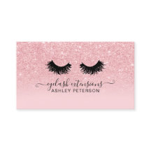 Chic roze glitter sparkles ombre girly eyelashes