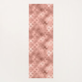 Chic roze Glitz Zebra Afdrukken Yogamat (Achterkant)