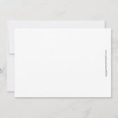 Chic  Roze Hydrangea bruiloft Vrijgezellenfeest Kaart (Achterkant)