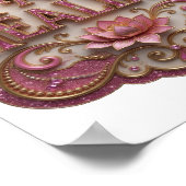 Chic Roze IK GENEES Poster (Hoek)