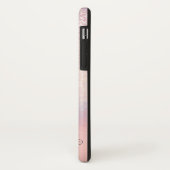Chic roze litter Iridescent Holographic Gradient Case-Mate iPhone Case (Achterkant/links)