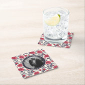 Chic Roze Minimalistische Trouw  Kartonnen Onderzetters (Insitu)