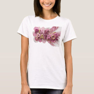 Chic Roze PINK PATROL Quote T-shirt