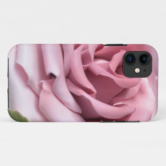 Chic roze Rose iPhone Case (Achterkant (horizontaal))