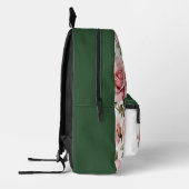 Chic roze Roses Bedrukte Rugzak (Links)