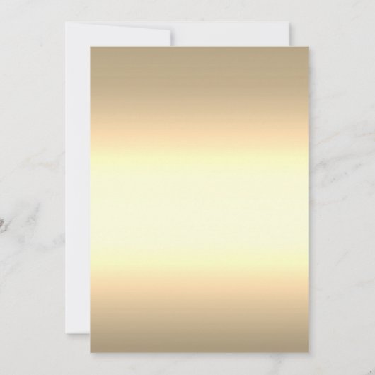 Chic roze Roses Gold Lijst Kaart (Achterkant)