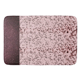 Chic roze Roze Blush Glittery Marble Badmat