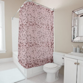 Chic roze Roze Blush Marmer Douchegordijn