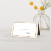 Chic  Roze Roze Ivory Burgundy Wedding Plaatskaartje (Achterkant)