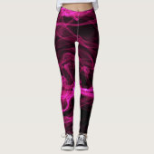 Chic roze Shock Wave Leggings (Voorkant)