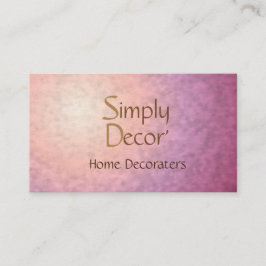 Chic  Roze Sinaasappel> Startdecor Visitekaartje