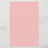 Chic Roze Speelse Baby shower Bloemen Flyer (Achterkant)