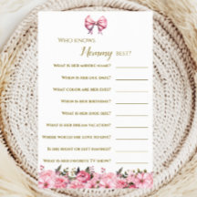 Chic Roze Speelse Baby shower Bloemen