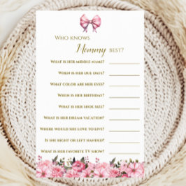 Chic Roze Speelse Baby shower Bloemen Flyer