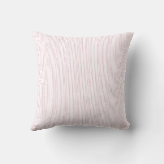 Chic roze Stripe Accent Pillow Kussen (Achterkant)