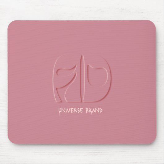 Chic Roze Universe Merk Bureaumat Muismat (Voorkant)