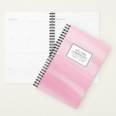 Chic Roze Waterverf Wash Modern Planner (Display)