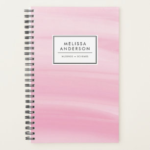 Chic Roze Waterverf Wash Modern Planner