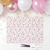 Chic Roze Westerne Cowgirl Laarzen, Petten & Bogen Tissuepapier