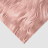 Chic roze Zebra Stripes Tissuepapier (Detail)