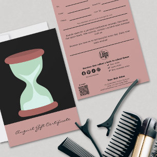 Chic Roze Zwart Augustus Cadeaubon