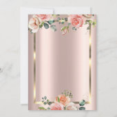 Chic Rozen Diamonds Confetti Retirement Kaart (Achterkant)