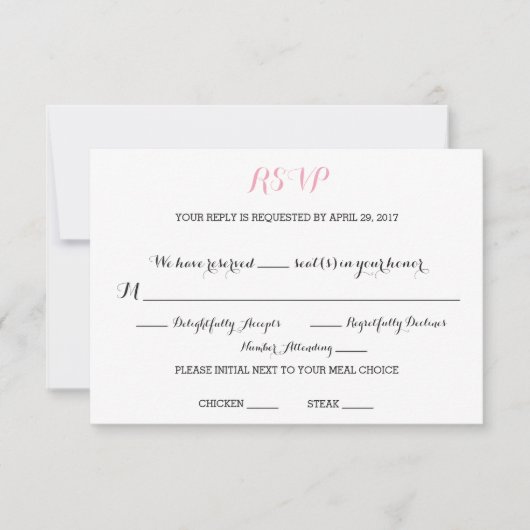 Chic RSVP (Voorkant)