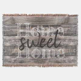 chic rustic HOME SWEET HOME | Deken