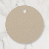 Chic Rustic Minimal Olive Branch Foliage Wedding Bedankjes Labels (Achterkant)
