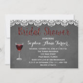 Chic Rustic Wine Tasting Vrijgezellenfeest Uitnodi Kaart (Voorkant)