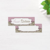 Chic Safari Skinny Gift Label Mini Visitekaartjes (Bureau)