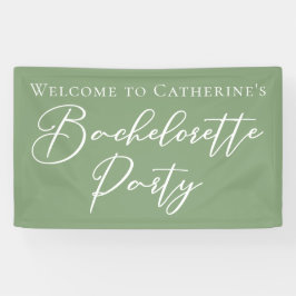 Chic Sage Green Bachelorette Party Personalized Spandoek