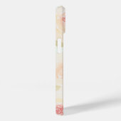 Chic Sage Green en Pink Rose Waterverf Case-Mate iPhone Case (Achterkant / Rechts)