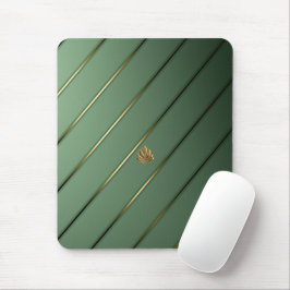Chic Sage Green & Gold Muismat