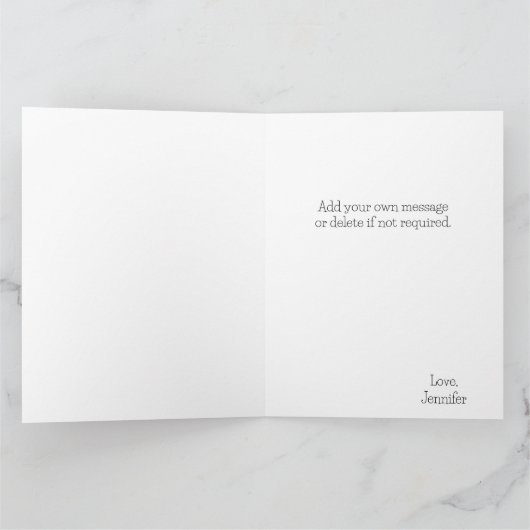 Chic Sakura Roze Bloesem Bloemen Jubileum Kaart (Binnen)