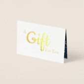 Chic Salon Spa Folie Gift Kaart (Voorkant)