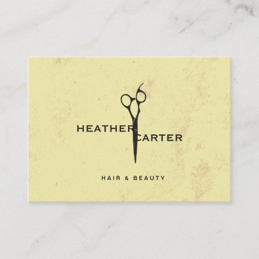 Chic Salon Stylist Afsprakenkaartje (Voorkant)