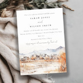 Chic Salt Lake City Utah Waterverf Koppels Douche Kaart