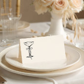 Chic Sand Champagne  Plaatskaartje