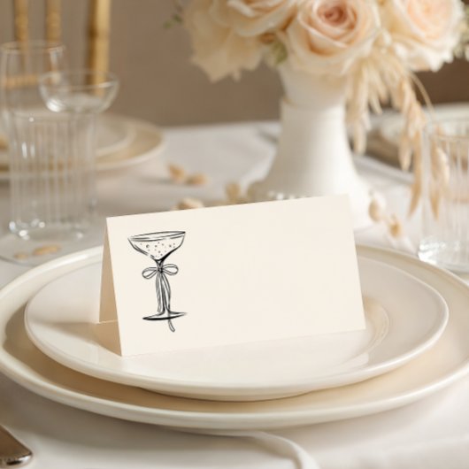 Chic Sand Champagne  Plaatskaartje