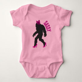 Chic Sassy Sasquatch (Grote Voet) Romper